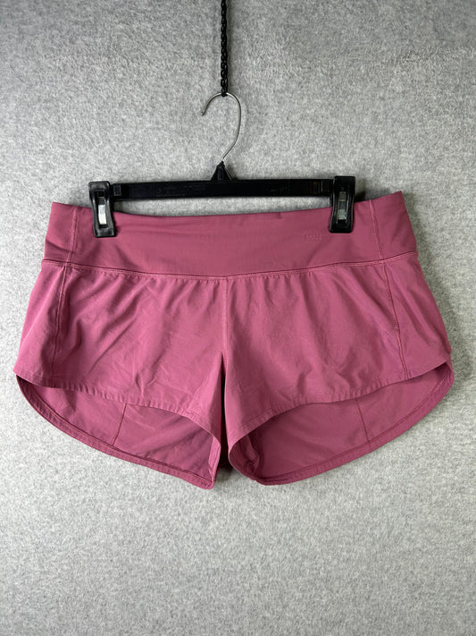 Lululemon Speed Up Short 2.5" Size 8 Moss Rose