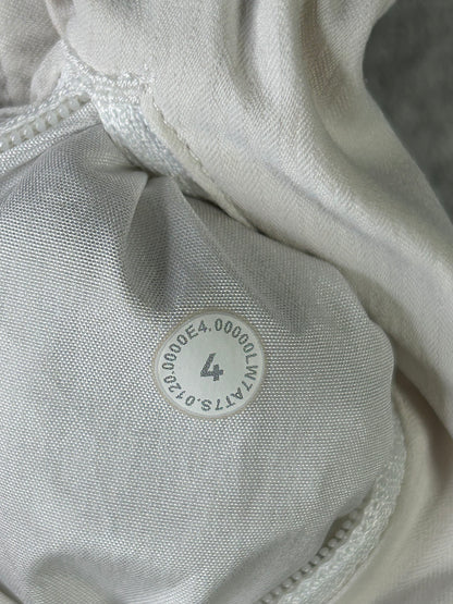Lululemon Tracker Short V 4" Size 4 White