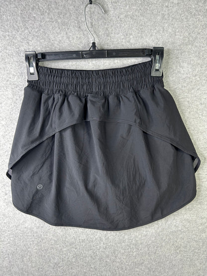 Lululemon Hotty Hot High-Rise Skirt Size 4 Black
