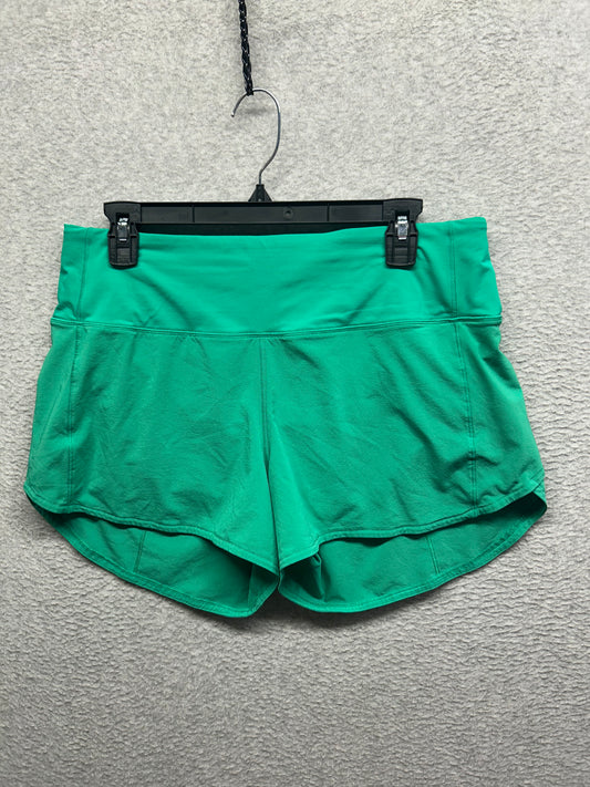 Lululemon Speed Up High-Rise Lined Short 4" Size 10 Kelly Green