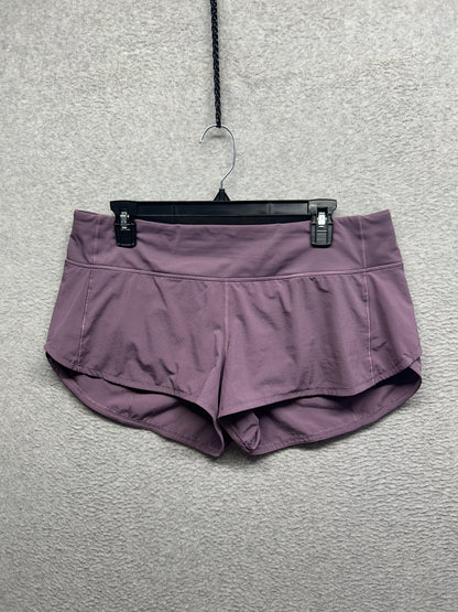 Lululemon Speed Up Short 2.5" Size 10 Smoked Mulberry