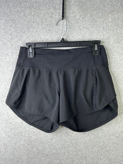 Lululemon Speed Up Short Long 4" Size 4 Black