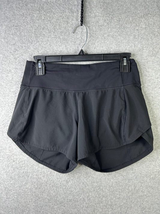 Lululemon Speed Up Short Long 4" Size 4 Black