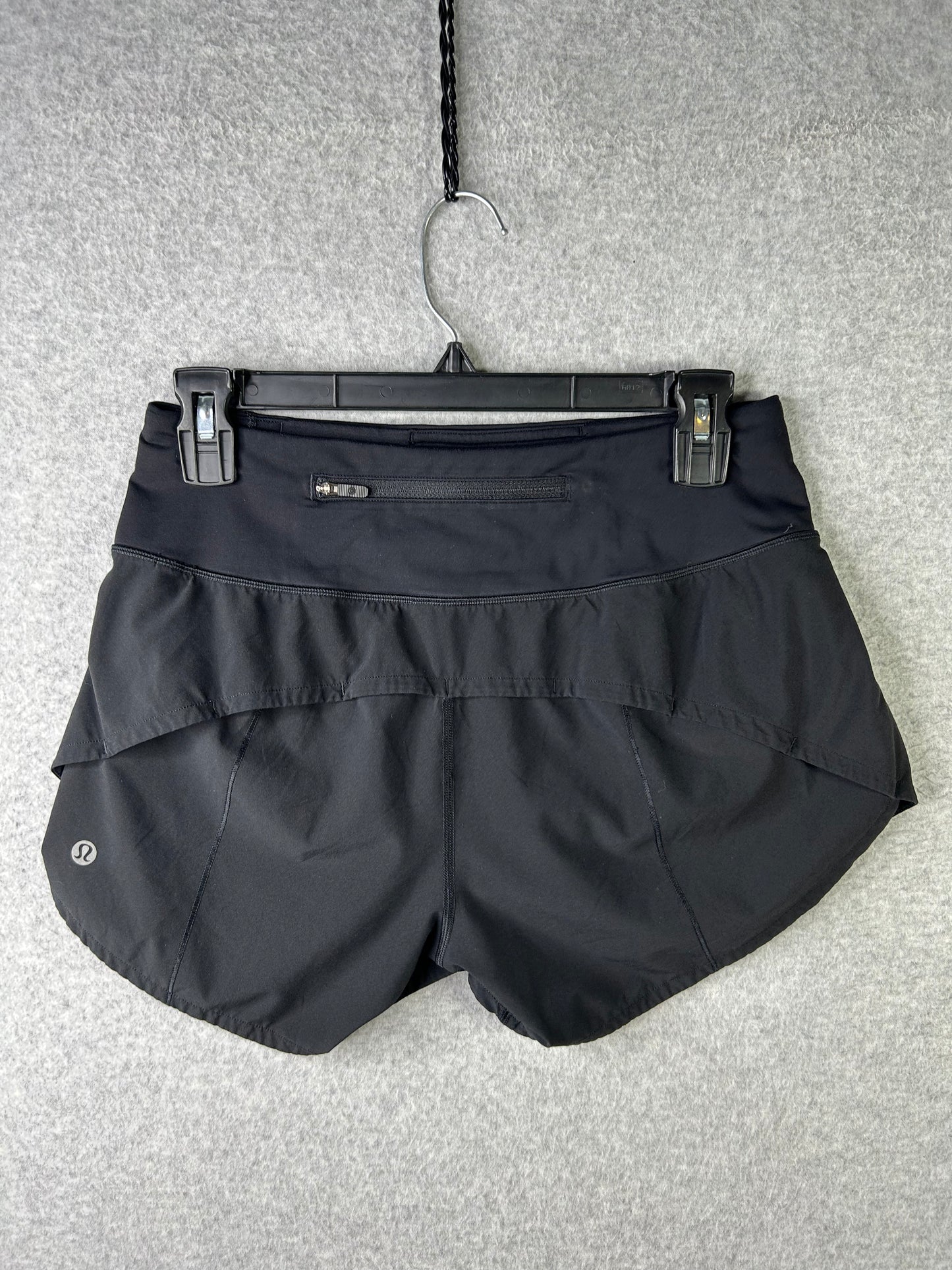 Lululemon Speed Up Short Long 4" Size 4 Black