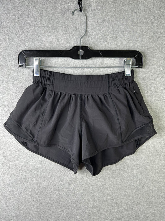 Lululemon Hotty Hot Short II 2.5" Size 4 Black