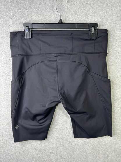 Lululemon Fast And Free Short 10" Non-Reflective Size 12 Black