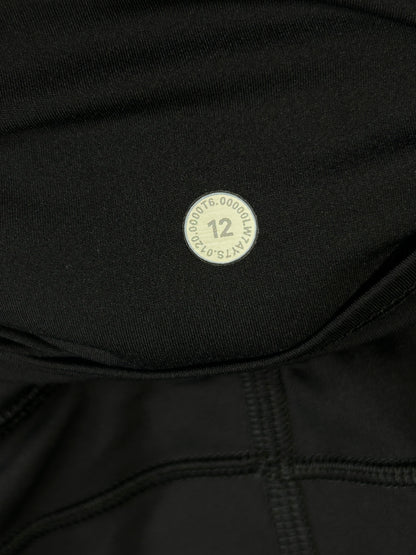 Lululemon Fast And Free Short 10" Non-Reflective Size 12 Black