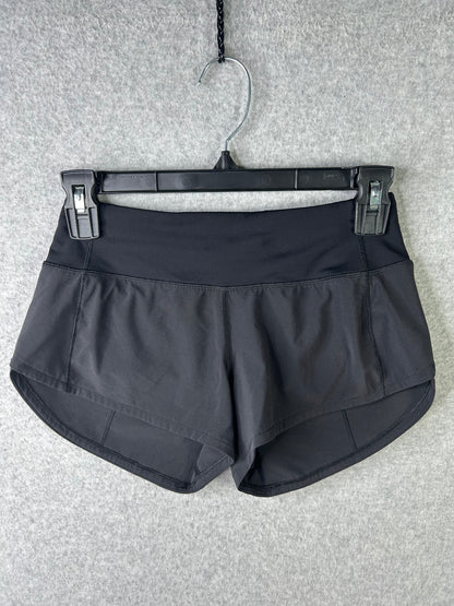 Lululemon Speed Up Short 2.5" Size 0 Black