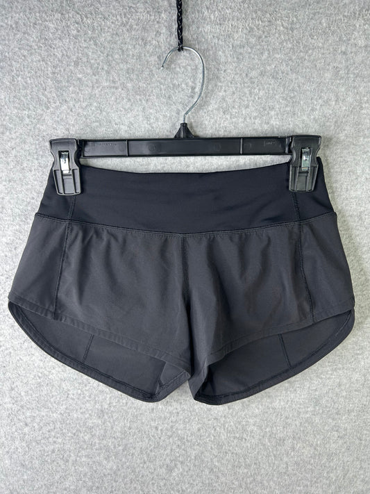 Lululemon Speed Up Short 2.5" Size 0 Black