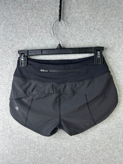 Lululemon Speed Up Short 2.5" Size 0 Black