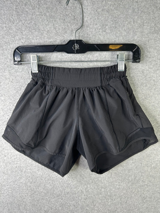Lululemon Hotty Hot Short II 4" Size 2 Black