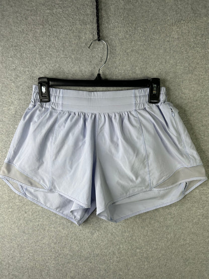 Lululemon Hotty Hot Low-Rise Lined Short 4" Size 8 Pastel Blue