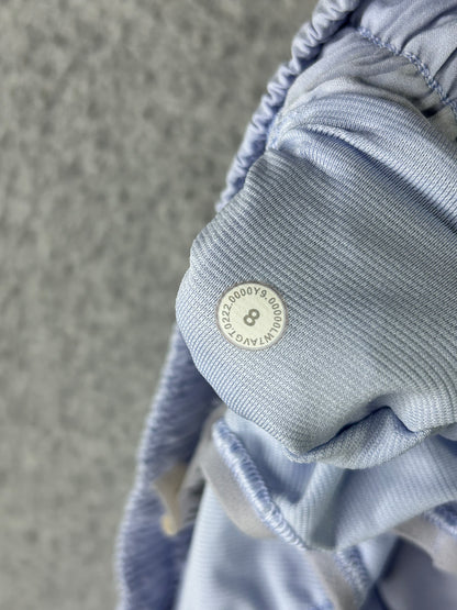 Lululemon Hotty Hot Low-Rise Lined Short 4" Size 8 Pastel Blue