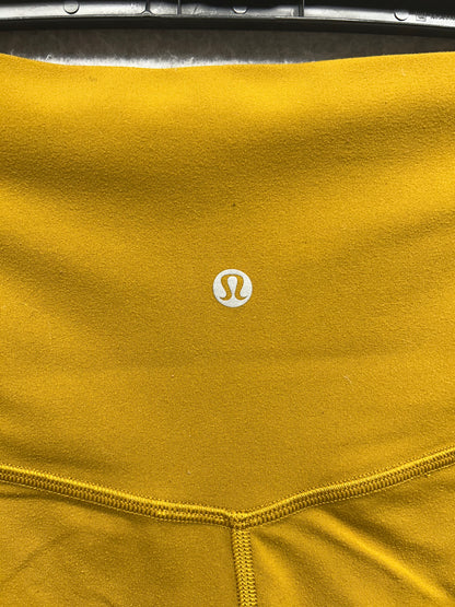 Lululemon Align Short 8" Size 8 Gold Spice