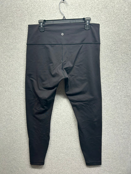 Lululemon Wunder Under Hi-Rise Tight Luon 28" Size 14 Black