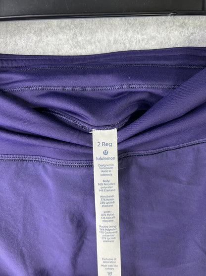 Lululemon Circuit Breaker Skirt II 13" Size 2 Aeon Purple