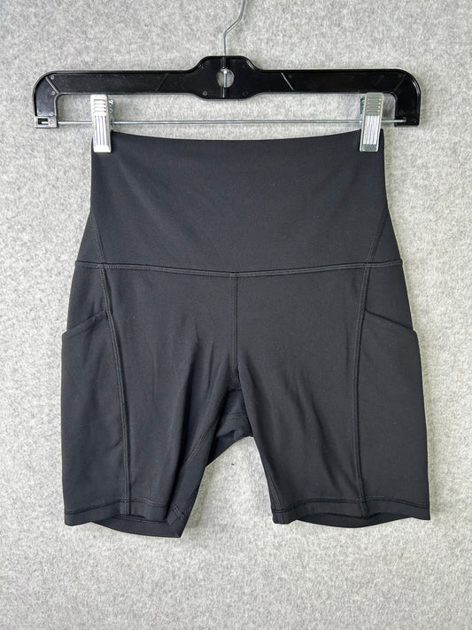 Lululemon Align High Rise Short 6" Pockets Size 4 Black