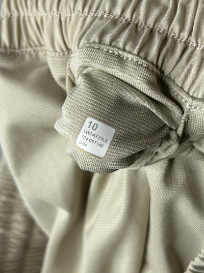 Lululemon Hotty Hot High-Rise Lined Short 2.5" Size 10 Sheer Oak (Square Dot)