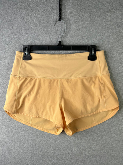 Lululemon Speed Up High-Rise Lined Short 2.5" Size 6 Summer Glow (Square Dot)