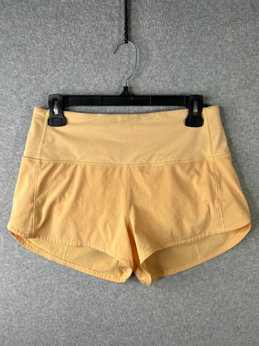 Lululemon Speed Up High-Rise Lined Short 2.5" Size 6 Summer Glow (Square Dot)