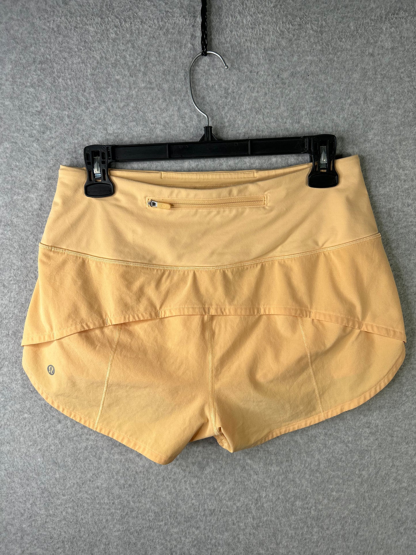 Lululemon Speed Up High-Rise Lined Short 2.5" Size 6 Summer Glow (Square Dot)