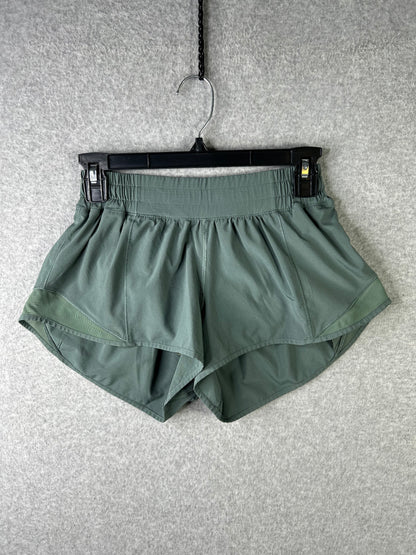 Lululemon Hotty Hot Short II 2.5" Size 6 Dark Forest