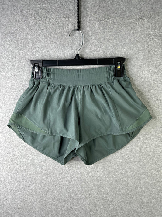 Lululemon Hotty Hot Short II 2.5" Size 6 Dark Forest