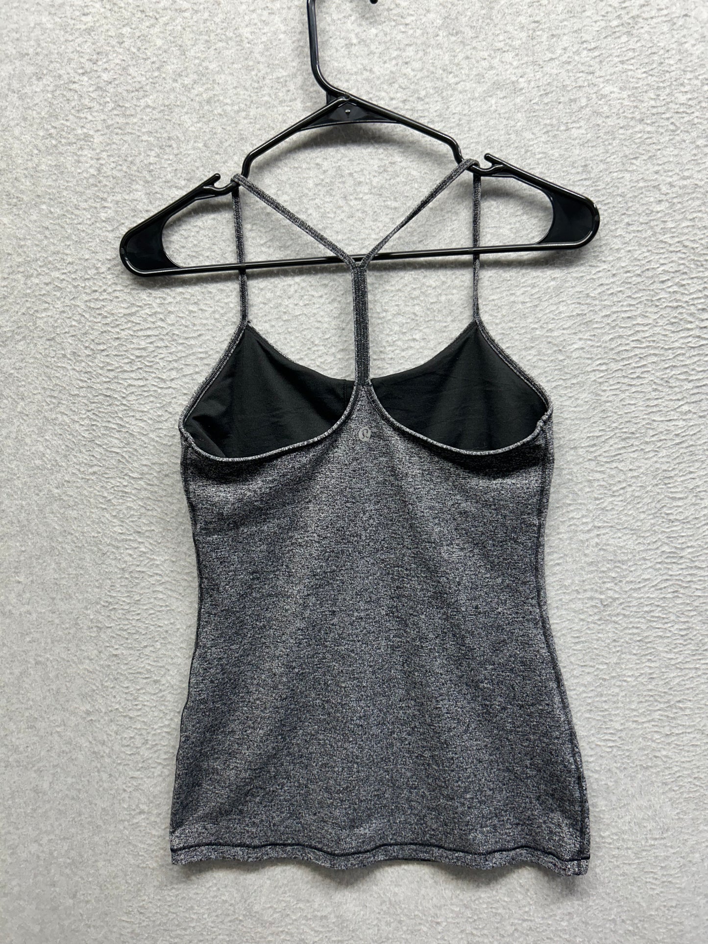 Lululemon Power Pose Tank Size 6 Heathered Gray