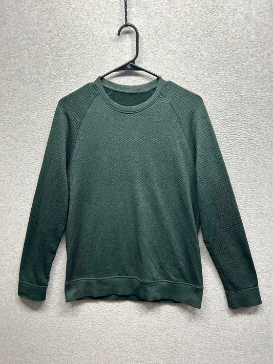 Lululemon Engineered Warmth Long Sleeve Crew Size Small Rainforest Green
