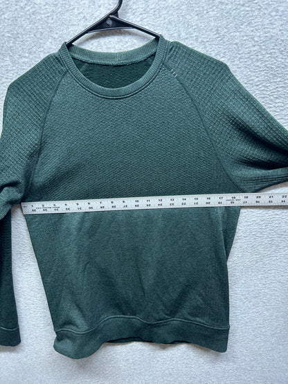 Lululemon Engineered Warmth Long Sleeve Crew Size Small Rainforest Green