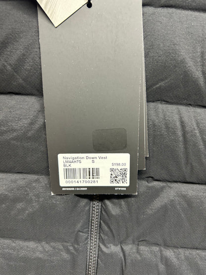 Lululemon Navigation Stretch Down Vest Size Small Black