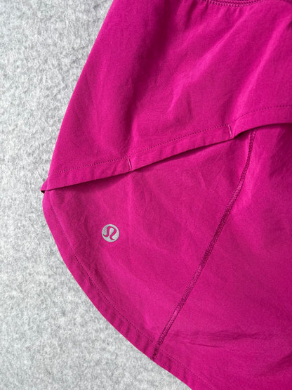 Lululemon Speed Up Short Long 4" Size 4 Ripened Raspberry