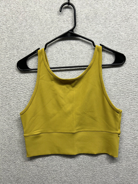 Lululemon Power Pivot Ribbed Tank Top Size 12 Auric Gold