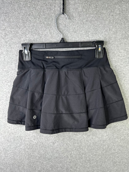 Lululemon Pace Rival Skirt 13" Size 2 Black