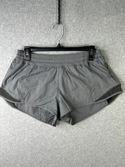 Lululemon Hotty Hot Short II 2.5" Size 10 Gray