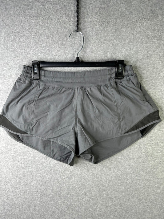 Lululemon Hotty Hot Short II 2.5" Size 10 Gray