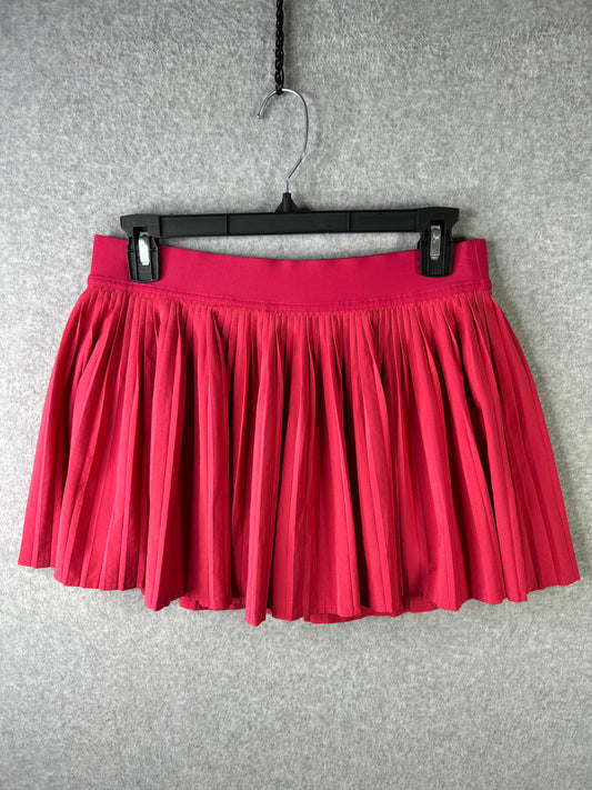 Lululemon Varsity High-Rise Pleated Tennis Skirt Size 8 Glaze Pink (Square Dot)