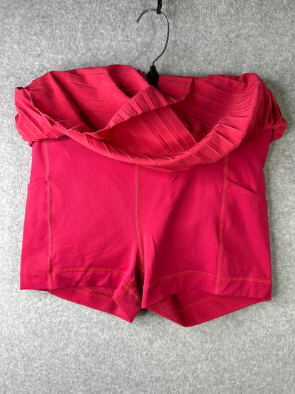 Lululemon Varsity High-Rise Pleated Tennis Skirt Size 8 Glaze Pink (Square Dot)