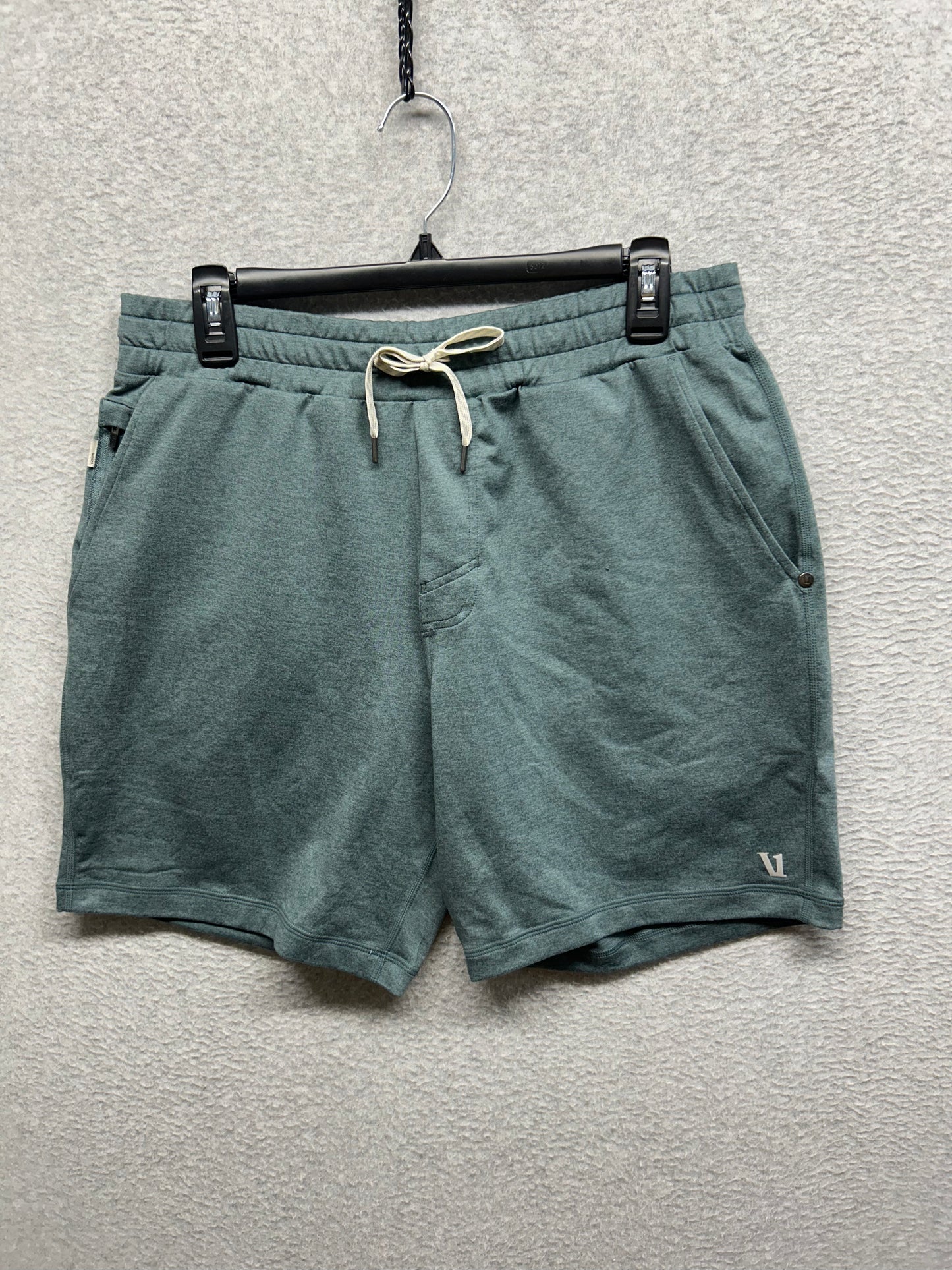 Vuori Ponto Performance Short 7" Size Medium Heathered Green