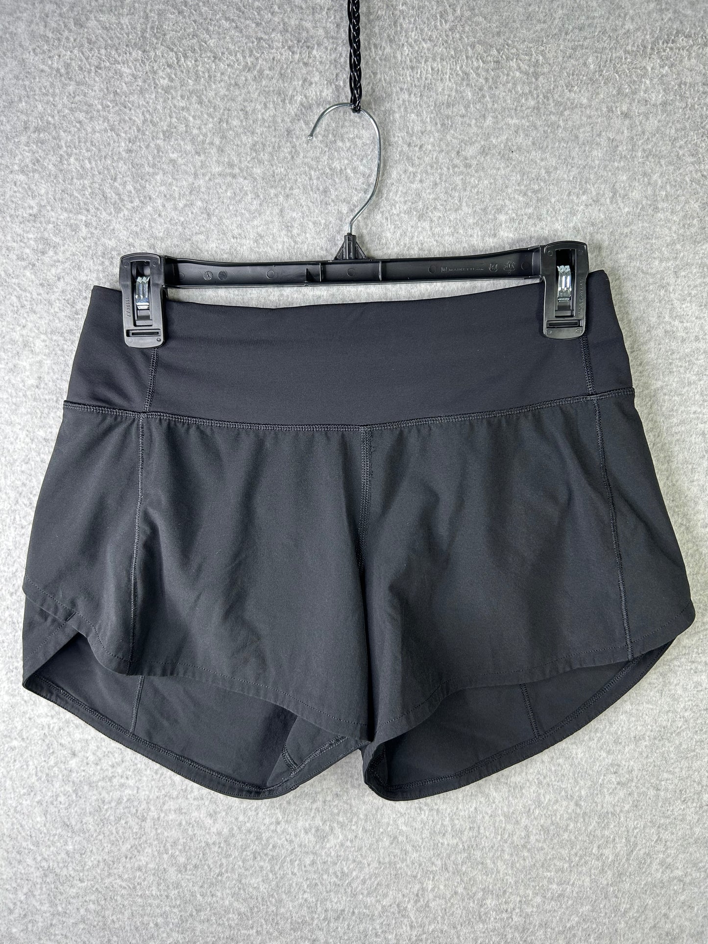 Lululemon Speed Up Short Long 4" Size 4 Black
