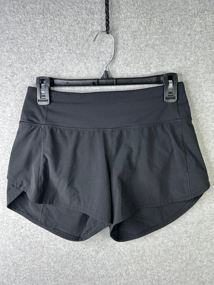 Lululemon Speed Up Short Long 4" Size 4 Black
