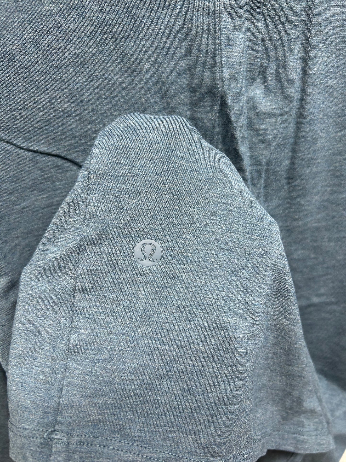 Lululemon 5 Year Basic Long Sleeve Henley Size Medium Code Blue