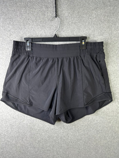 Lululemon Hotty Hot Short High-Rise 4" Size 14 Black