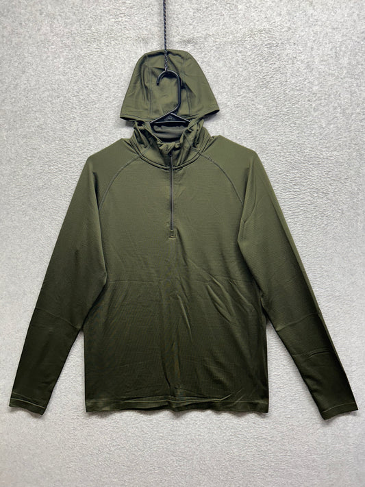 Lululemon Metal Vent Tech Hoodie Size Medium Dark Olive