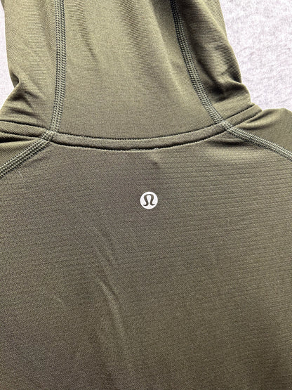 Lululemon Metal Vent Tech Hoodie Size Medium Dark Olive