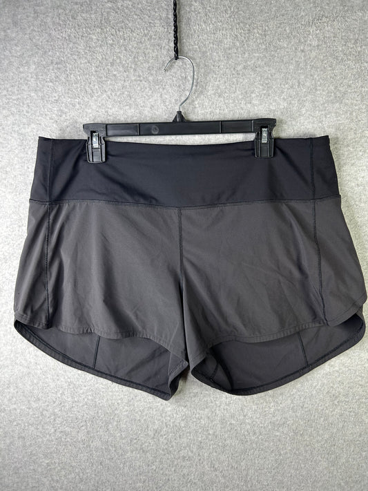 Lululemon Speed Up Short Long High-Rise 4" Size 14 Black