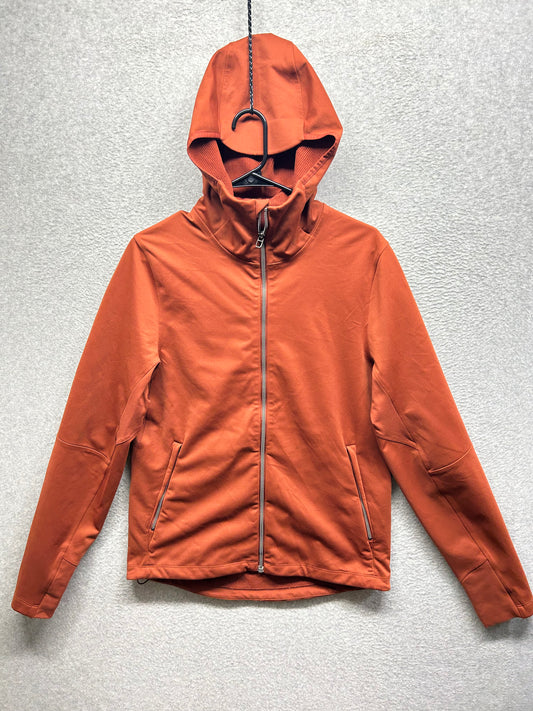 Lululemon Fleece Back Soft Shell Size Medium Orange