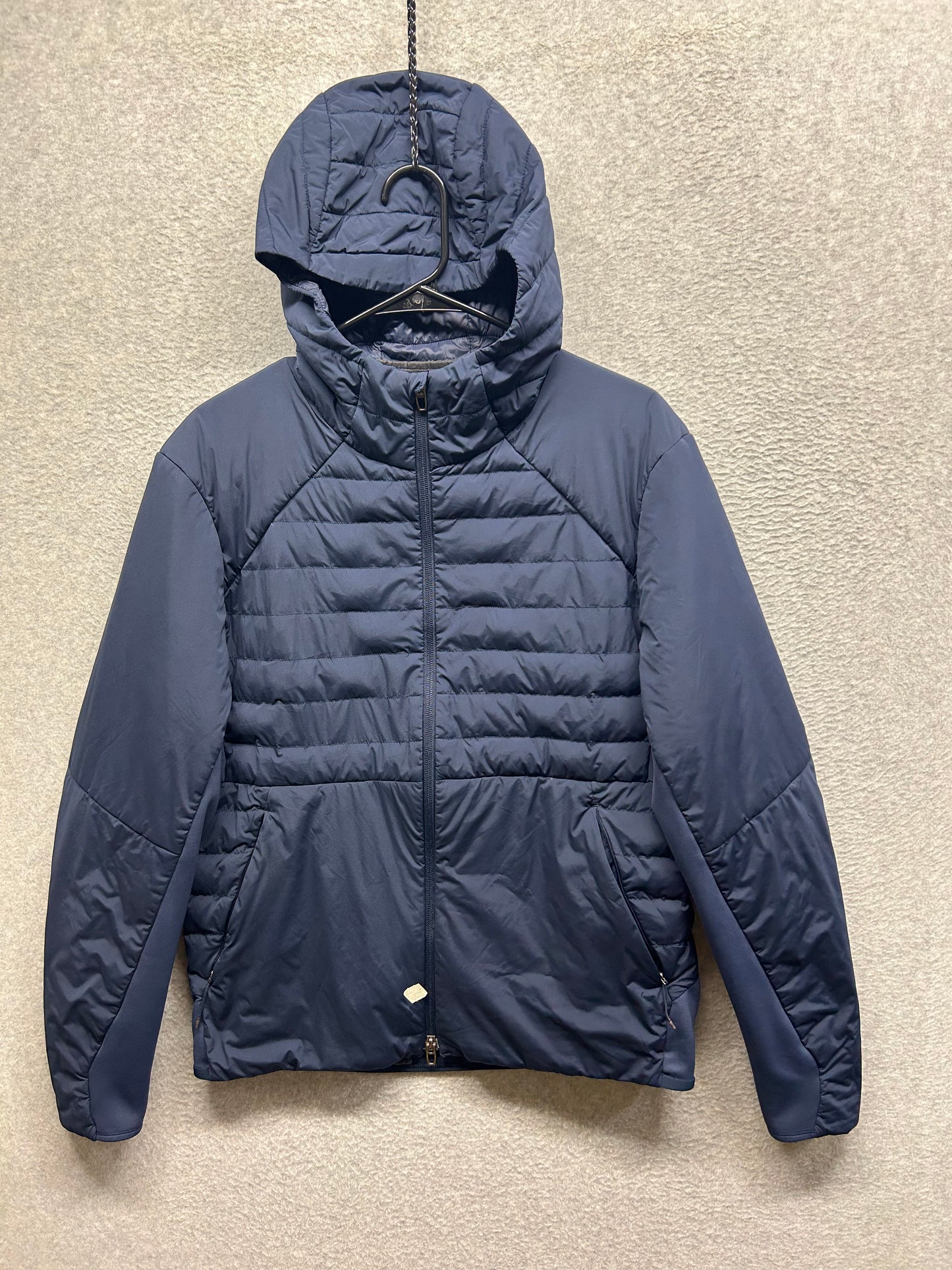 FLAWED Lululemon Down For It All Hoodie Size Medium True Navy