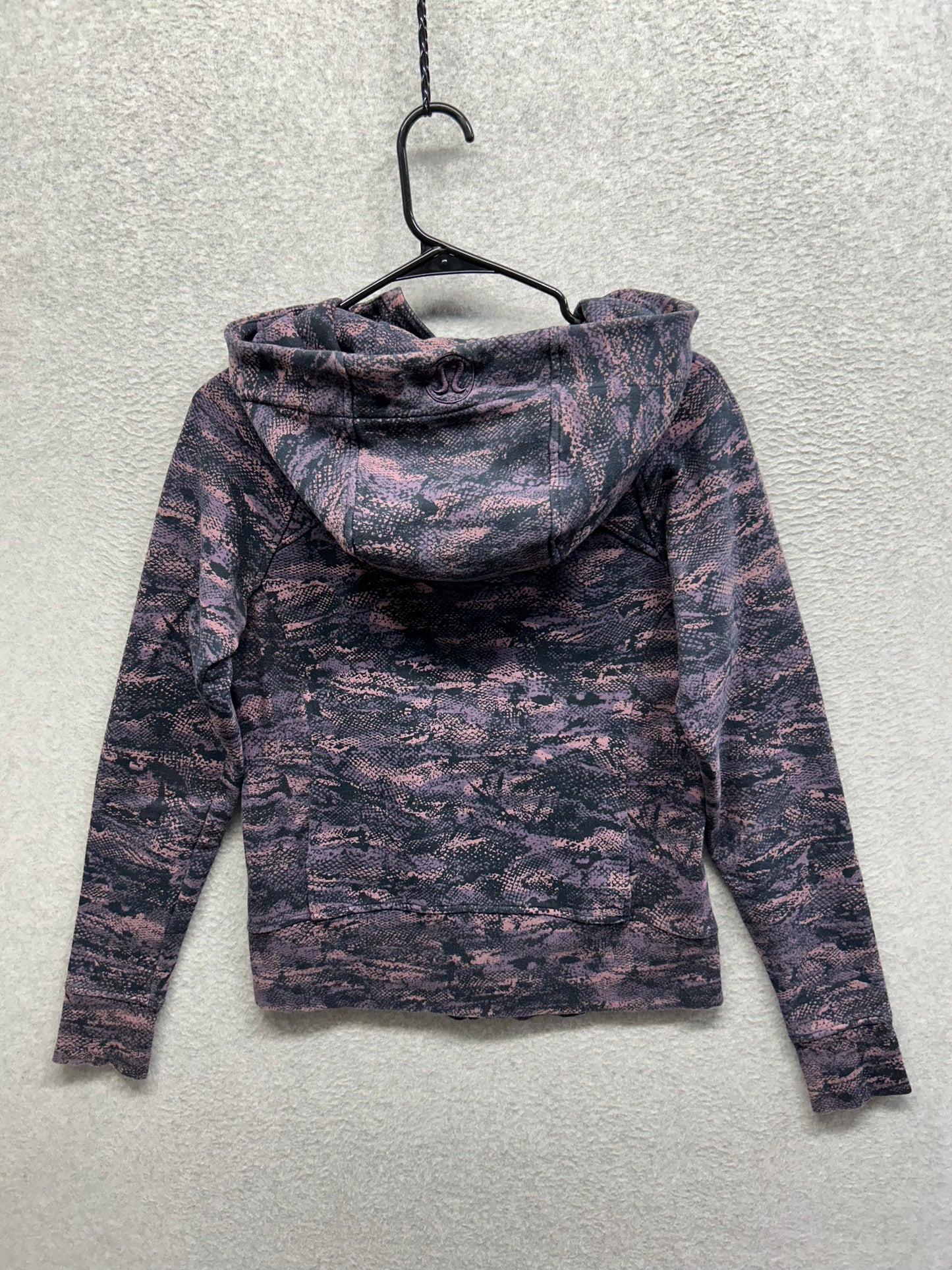 Lululemon Scuba Hoodie IV Size 6 Rip Wave Purple Thunder Black