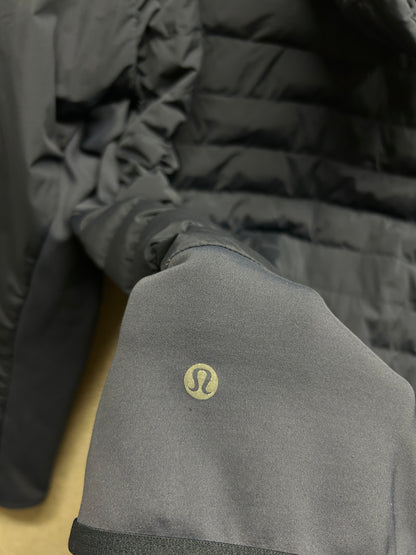 FLAWED Lululemon Down For It All Hoodie Size Medium True Navy